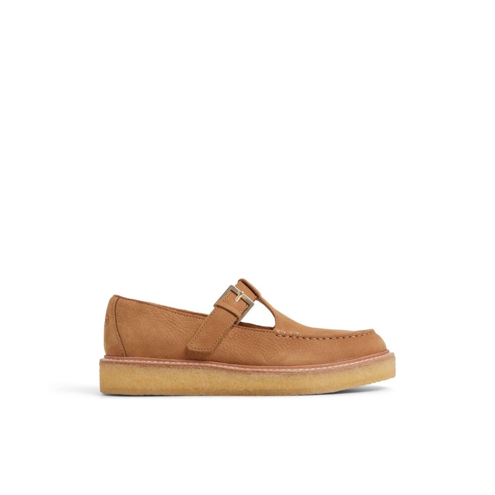 Sperry Captain's Oxford Flats Women US 7.5M Linen Multi Nubuck Moc Toe Mary Jane